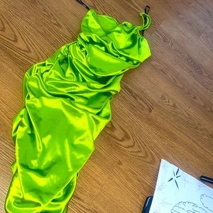 FOREVER 21 LIME GREEN DRESS